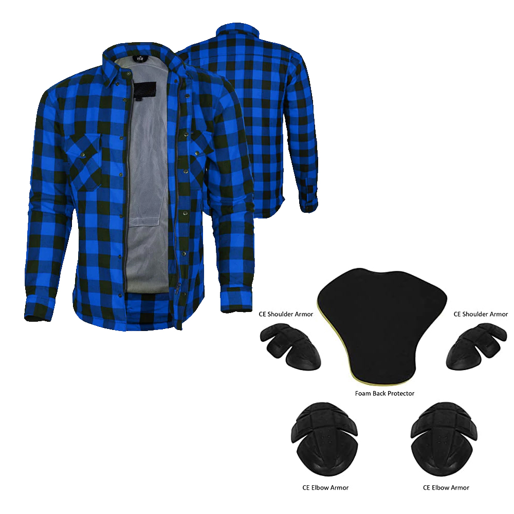 Flannel Biker Shirt