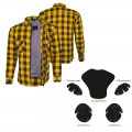 Flannel Biker Shirt