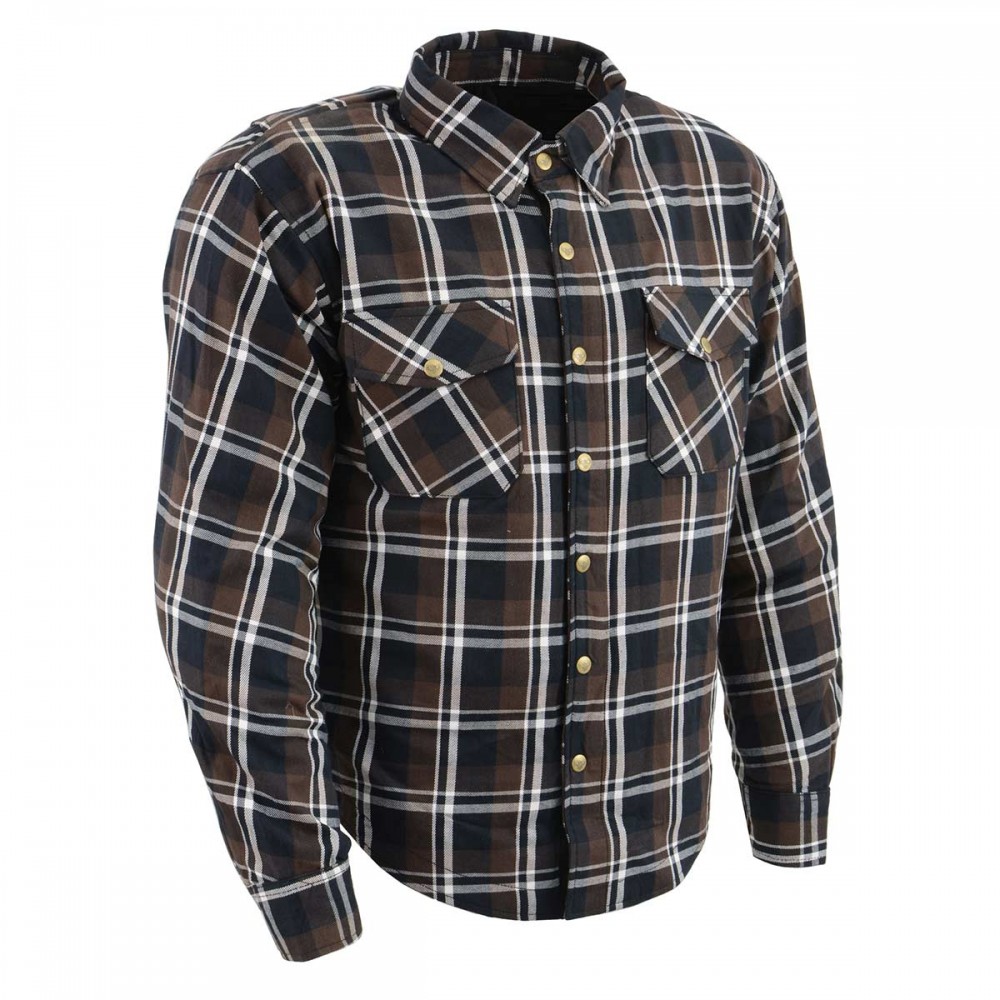 Flannel Biker Shirt