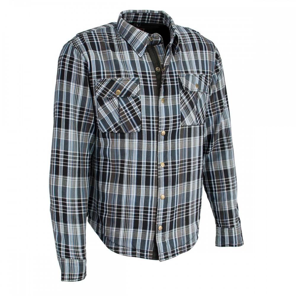 Flannel Biker Shirt