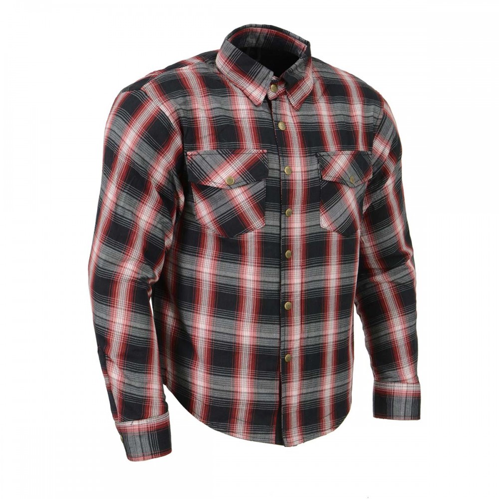 Flannel Biker Shirt