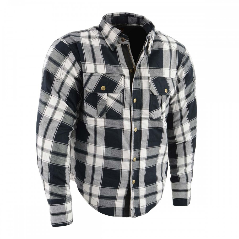 Flannel Biker Shirt