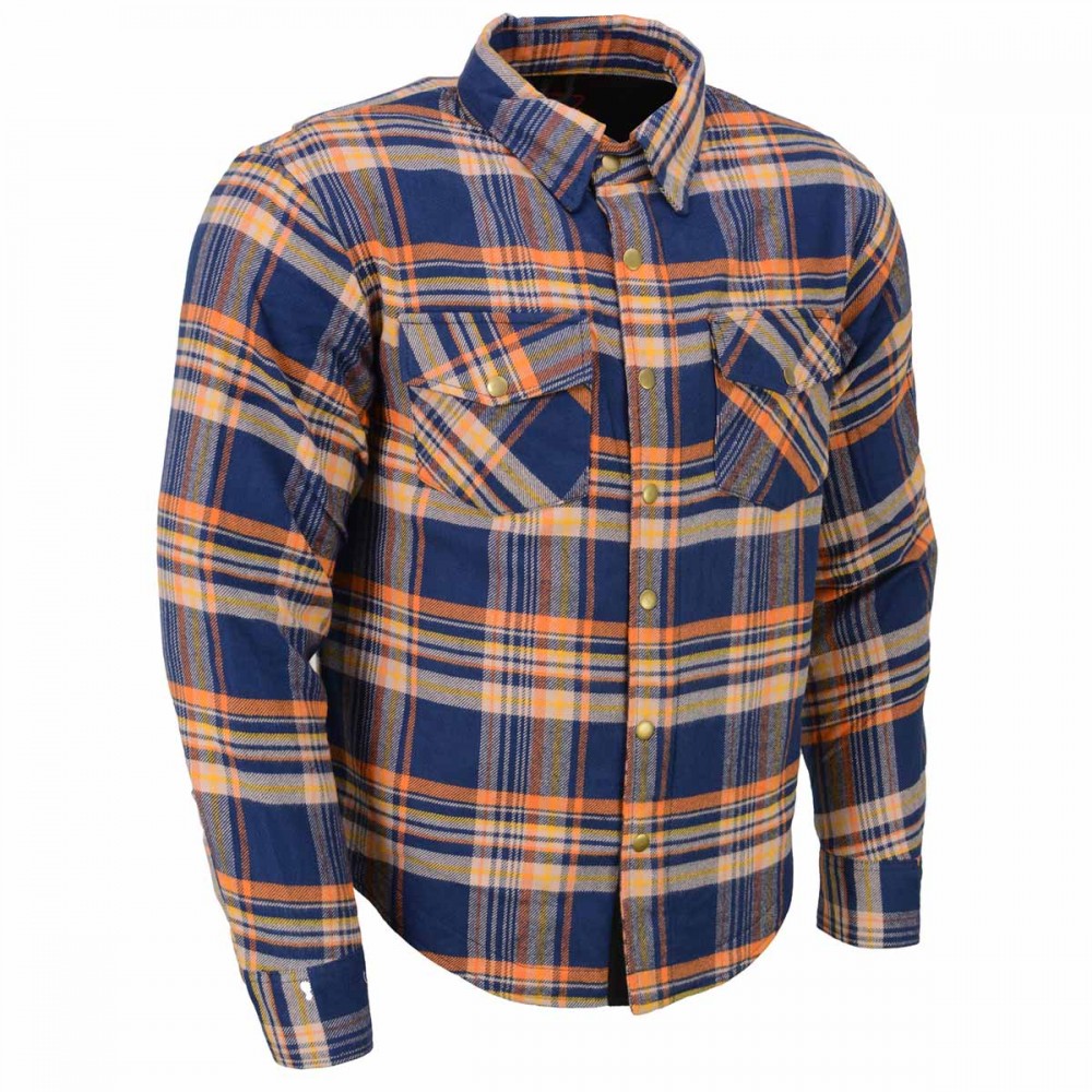 Flannel Biker Shirt