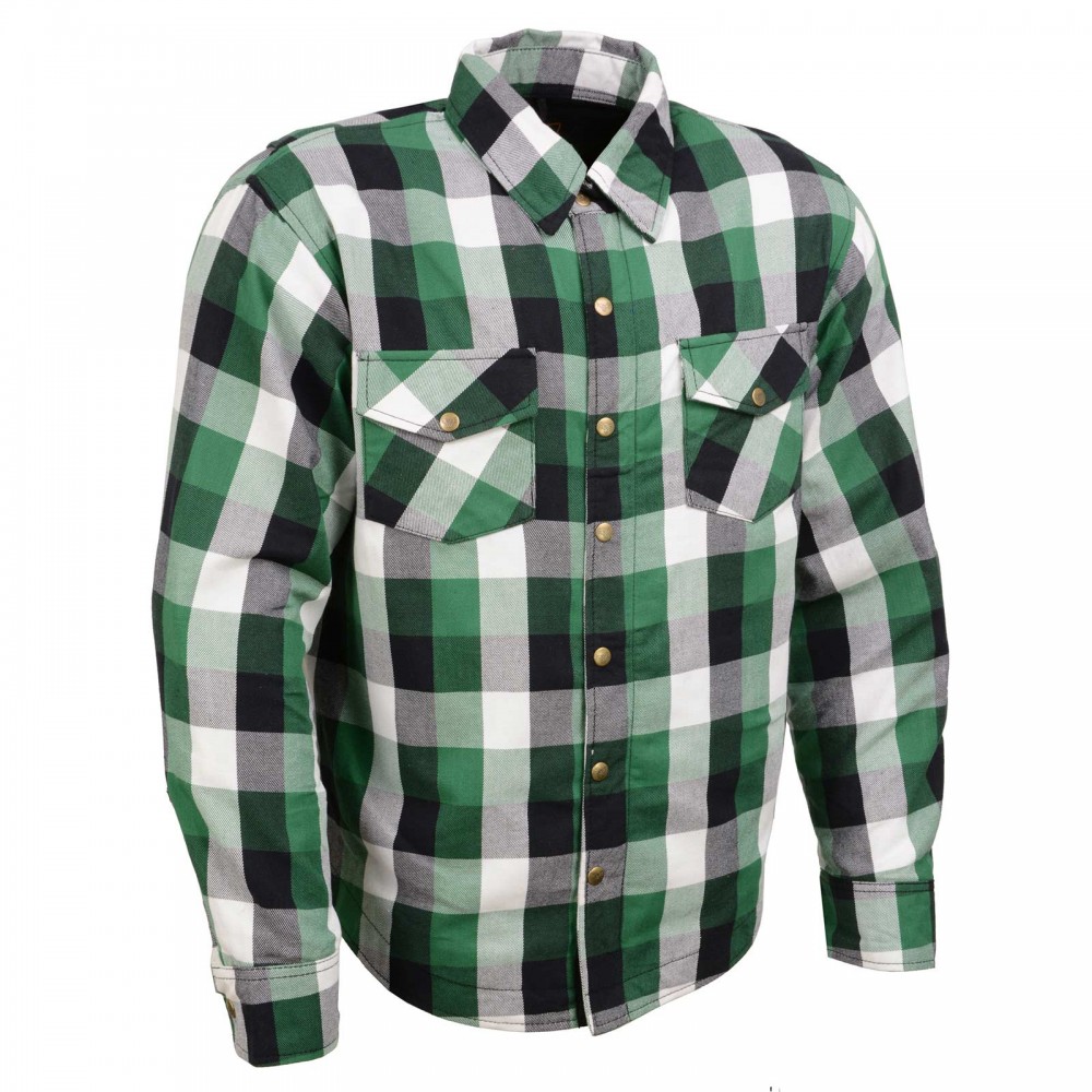 Flannel Biker Shirt