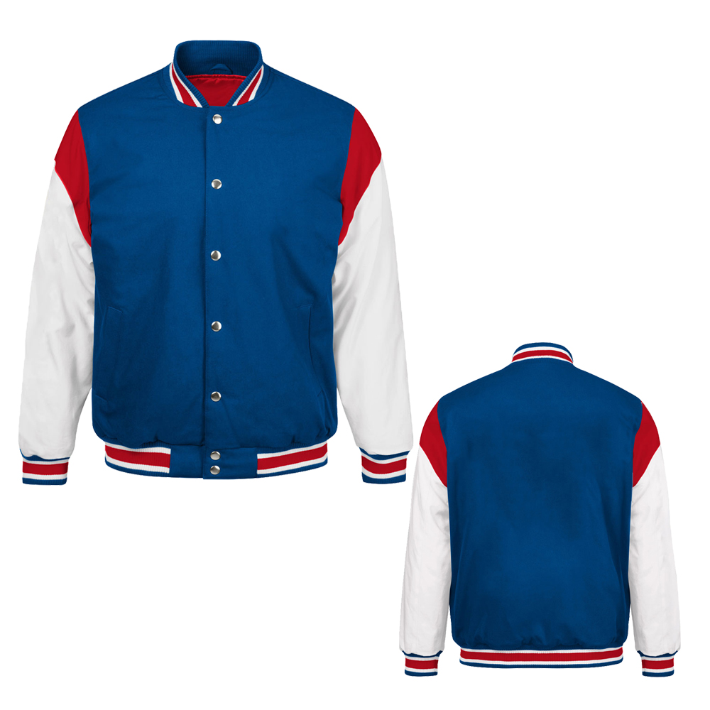 Wool and Leather Varsity Jacket