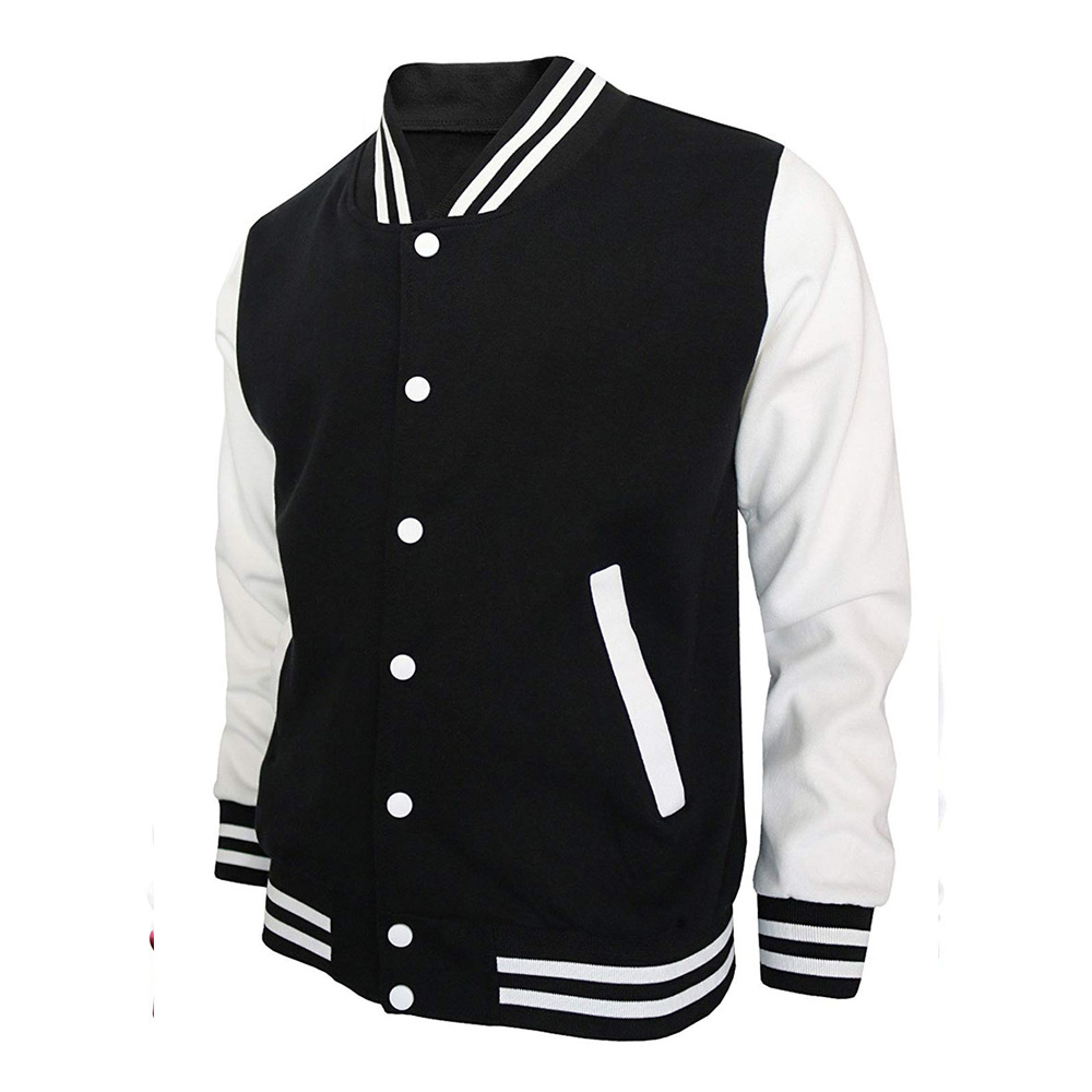 Cotton Fleece Varsity Jacket