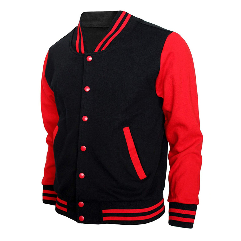 Cotton Fleece Varsity Jacket