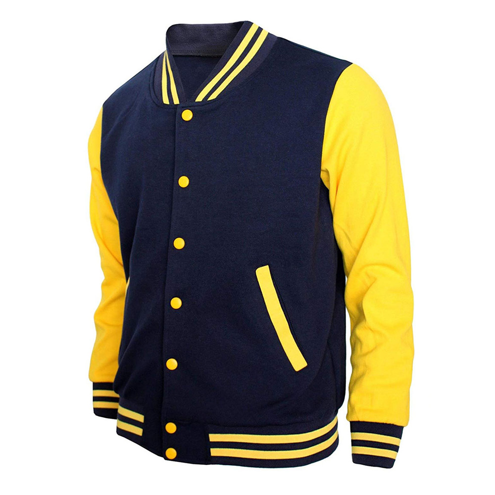 Cotton Fleece Varsity Jacket